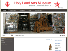 Tablet Screenshot of holylandartsmuseum.org